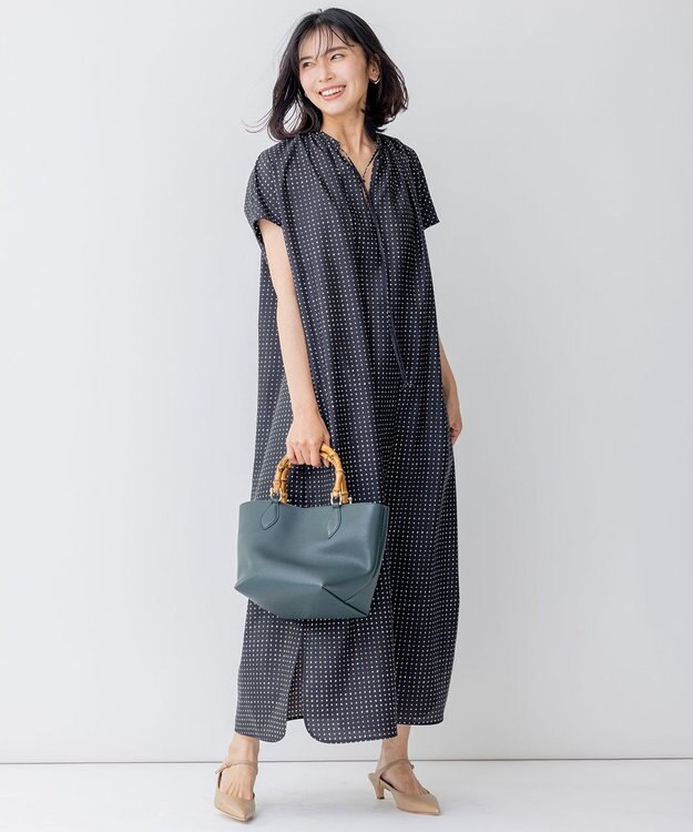 23区 【蛯原友里STORYコラボ】ブライトメモリー ワンピース ドットパターン