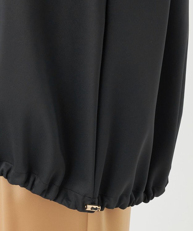 23区 S 【R(アール)】スキューバジャージー ブラウス ブラック系