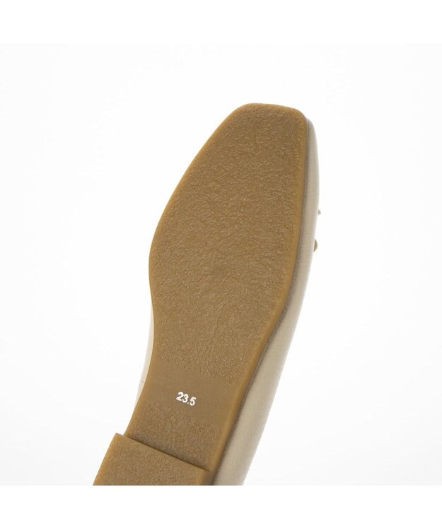 ing <ing>【WEB限定】スクエアトゥバレエシューズ アイボリーカタオシ