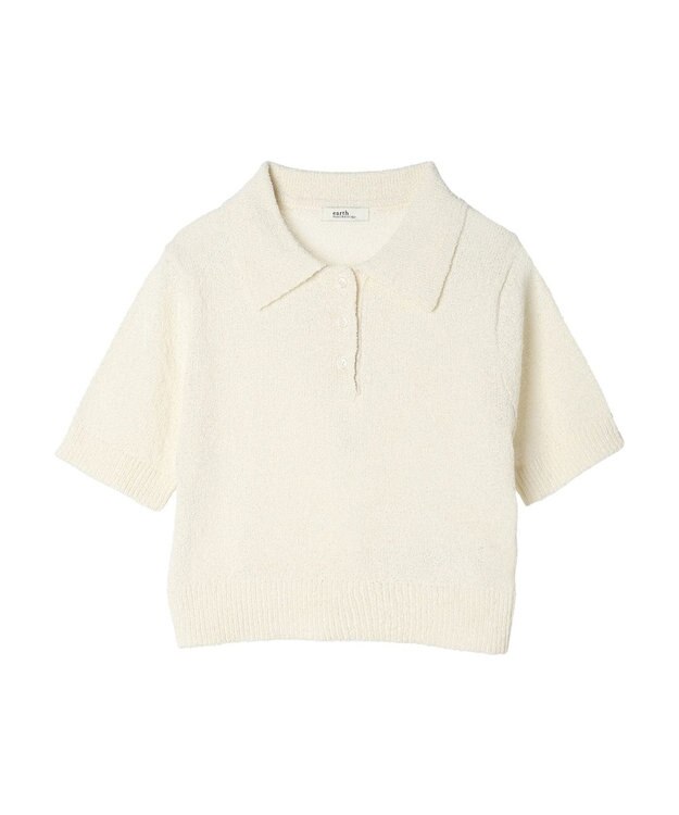 earth music&ecology ループヤーンプルオーバー Ivory