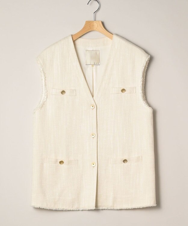 ONWARD Reuse Park 【自由区】ベスト春夏 オフホワイト