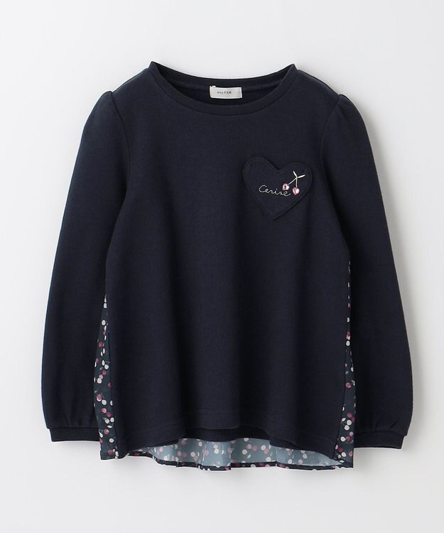 ANY KIDS バックシャン　Aライントップス ネイビー系