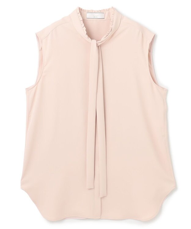 BEIGE， 【洗える】EVA / ボウタイブラウス Nude