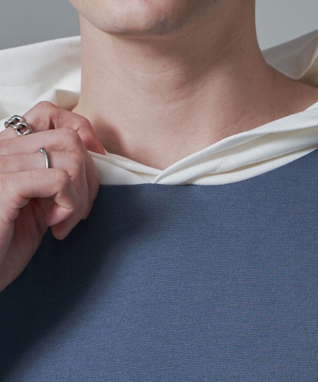 WEGO ドルマンポンチフードT（SS） サックス