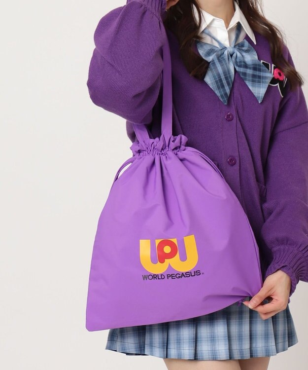 WEGO 【SCHOOLITEM】ワールドペガサスコラボマルチキンチャク パープル