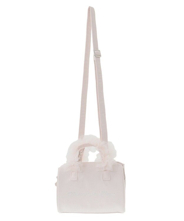 Maison de FLEUR チュールハンドル2Wayボストンバッグ Pink