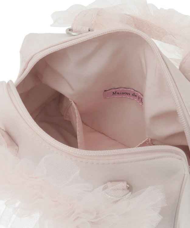 Maison de FLEUR チュールハンドル2Wayボストンバッグ Pink