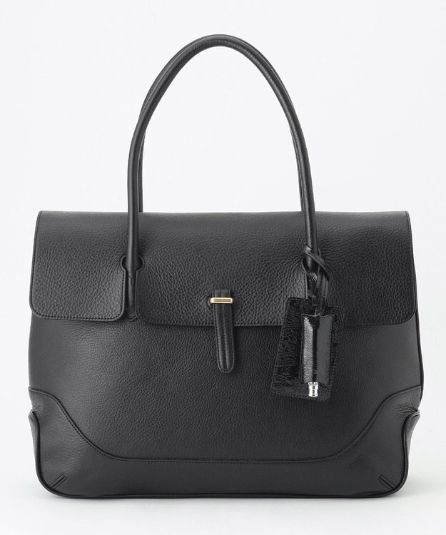 JOSEPH HOMME 【PELLE MORBIDA】 　フラップトートバッグ ブラック系