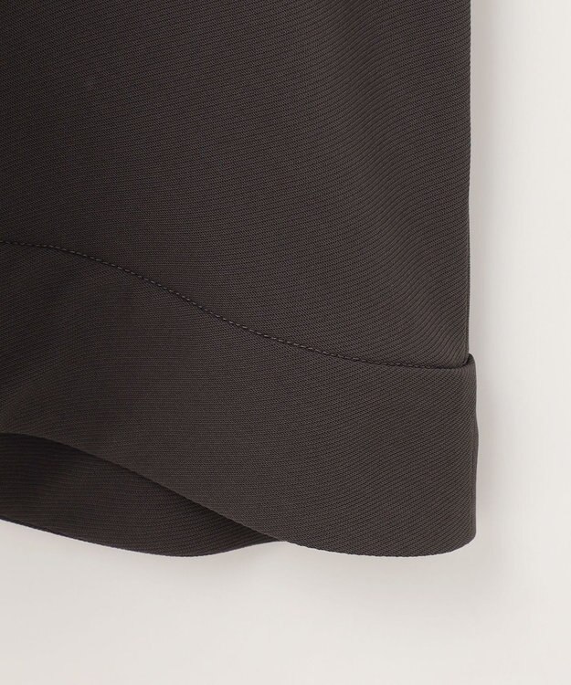 #Newans 【洗濯機可能】Aラインパネルチュニックシャツ チャコール