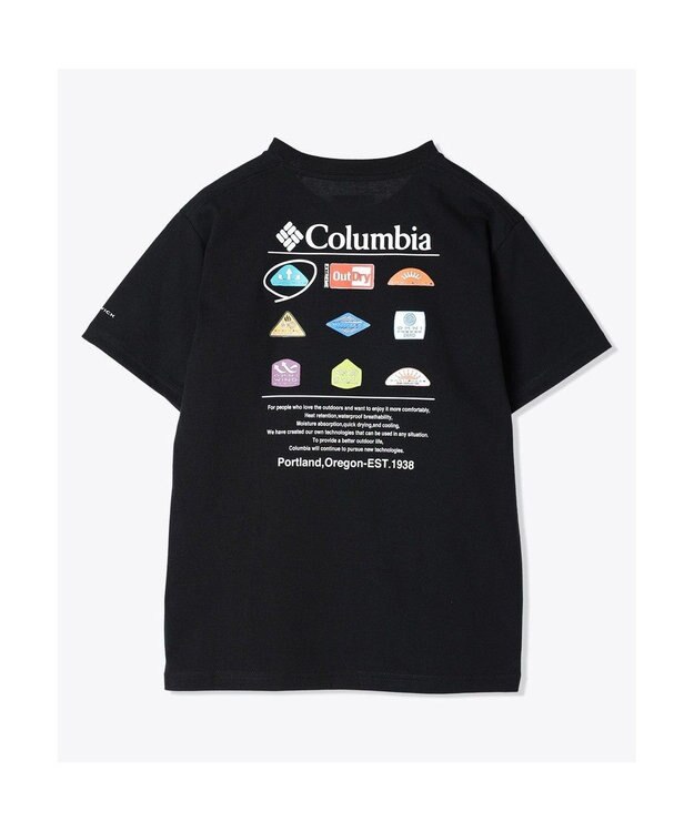 Columbia Columbia/ 【KIDS】スタックブルックグラフィックショートスリーブTシャツ /コロンビア Black