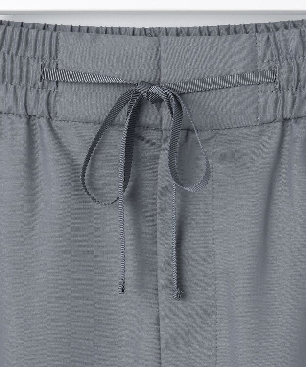 自由区 S 【カタログ掲載・洗える】フルダルスパンマイクロピーチワイドストレート パンツ インク