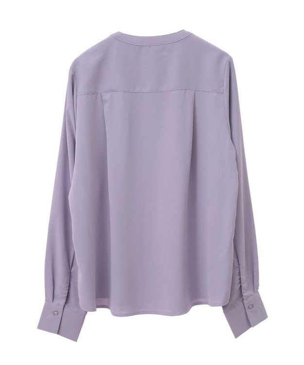 earth music&ecology フロントタックブラウス Lavender