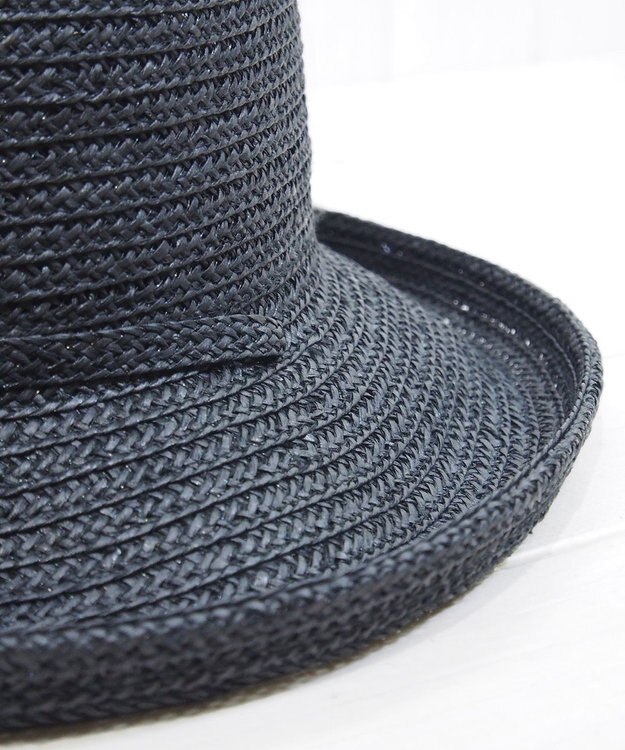 石田製帽 ペーパーブレード 3WAY ソフトセーラハット(汚れ防止テープ付き）〈折り畳めるサイズ調整可〉 ブラック