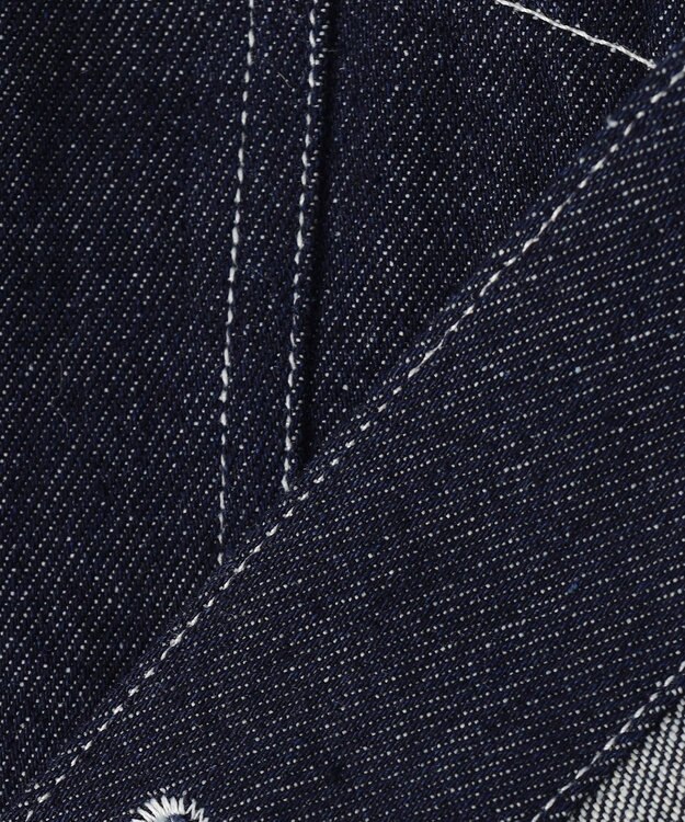 Feroux 【洗える】デニム ジャケット ネイビー系