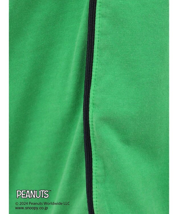 CRAFT STANDARD BOUTIQUE 【ユニセックス】PEANUTS/スヌーピー 切り替えTシャツ Green