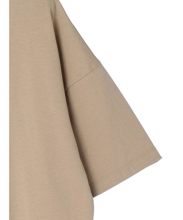 Green Parks バックフォトプリント半袖チュニック Light Beige