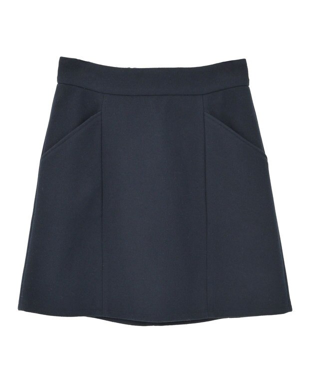 AMERICAN HOLIC メルトン風タイトミニスカート Navy