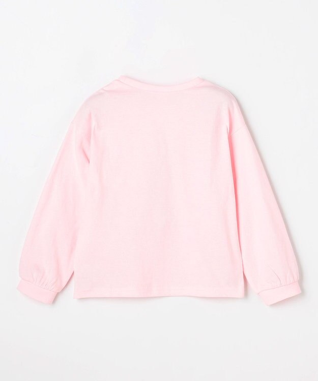 ANY KIDS 【Strawberry Collection】アートプリント 長袖Tシャツ ピンク