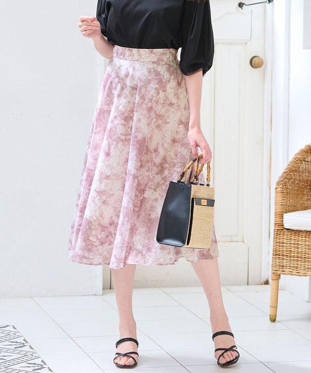 洗える】水彩フラワープリント スカート / ANY SIS S | ファッション