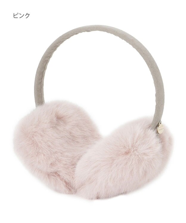 MOONBAT 【ラッピングBOX付き】FURLA ハート型イヤマフ ピンク