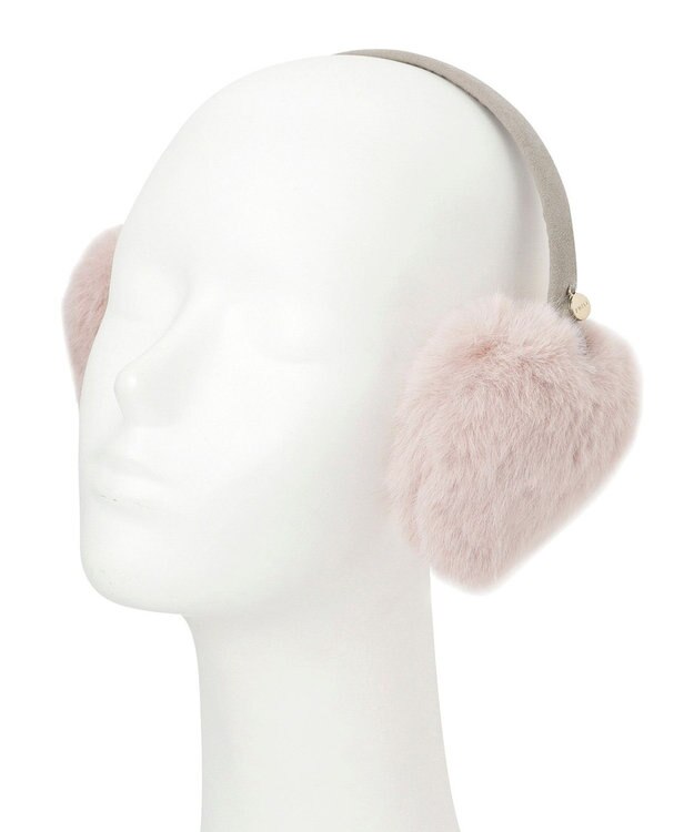 MOONBAT 【ラッピングBOX付き】FURLA ハート型イヤマフ ピンク