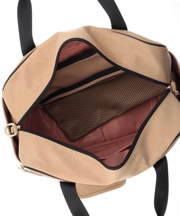 CLATHAS フレイム ボストンバッグ ベージュ