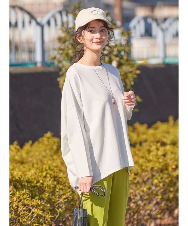 AMERICAN HOLIC ＵＶカット　ポンチコクーンプルオーバー Off White