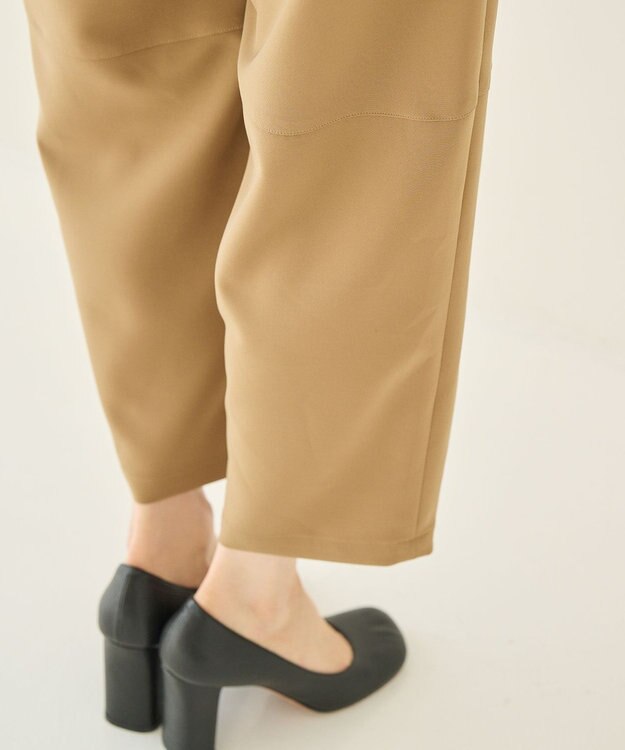 #Newans コクーンシルエットパンツ キャメル