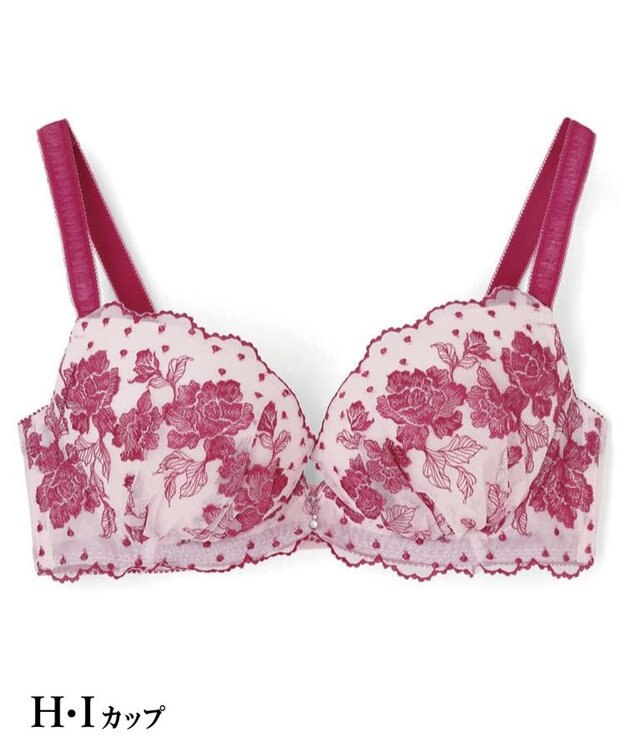 San-ai Resort（三愛水着楽園） エレガントコレクション 【2412】 単品ブラHIカップ ピンク