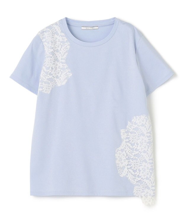 BEIGE， 【S-size】GERBERA / レーストップス Sax×White