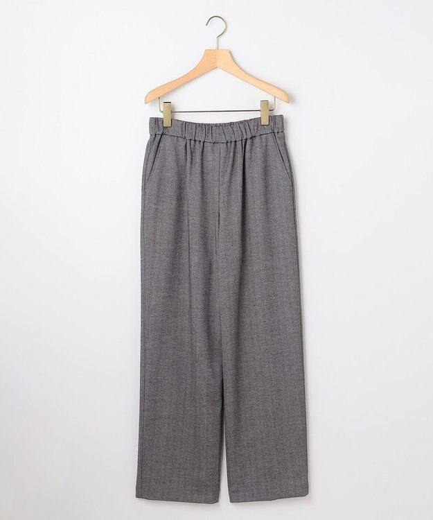 組曲 L 【加藤ローサさん着用】ツイル起毛ストレート パンツ モノトーン系7