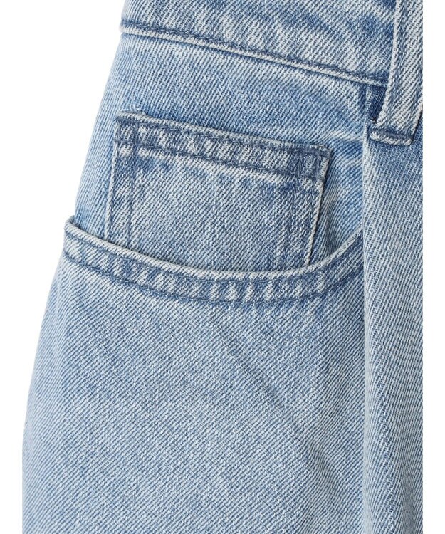 earth music&ecology タックルーズデニムパンツ Light Indigo