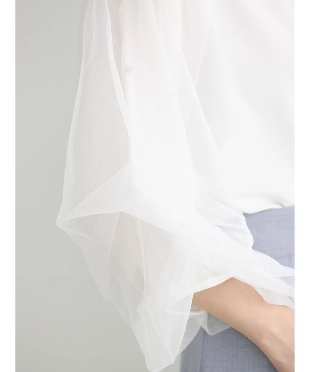 earth music&ecology キラキラストーンプルオーバー Ivory