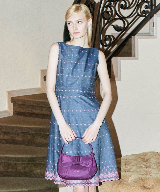 TOCCA 【撥水】ETOI NYLON MINIBAG ミニバッグ パープル系