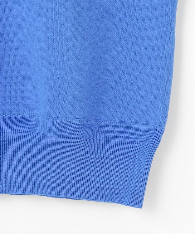 ANY ミラノリブジップニット ブルー