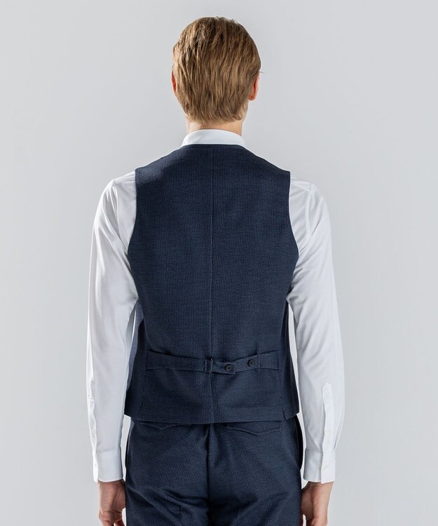 JOSEPH HOMME 新素材【ストレッチ/セットアップ対応】クリアドビージャージー ジレ ネイビー系