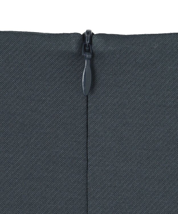 23区 【洗える】コットンツイルジャージー コンビ ワンピース マリンブルー系