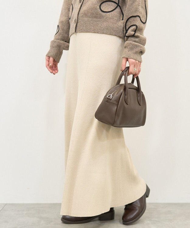 AMERICAN HOLIC リブマーメイドスカート Ivory