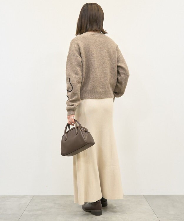 AMERICAN HOLIC リブマーメイドスカート Ivory