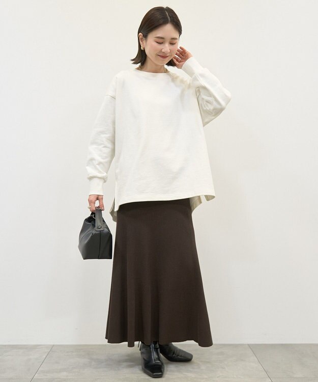 AMERICAN HOLIC リブマーメイドスカート Brown