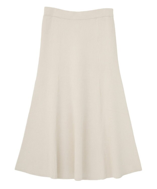 AMERICAN HOLIC リブマーメイドスカート Ivory