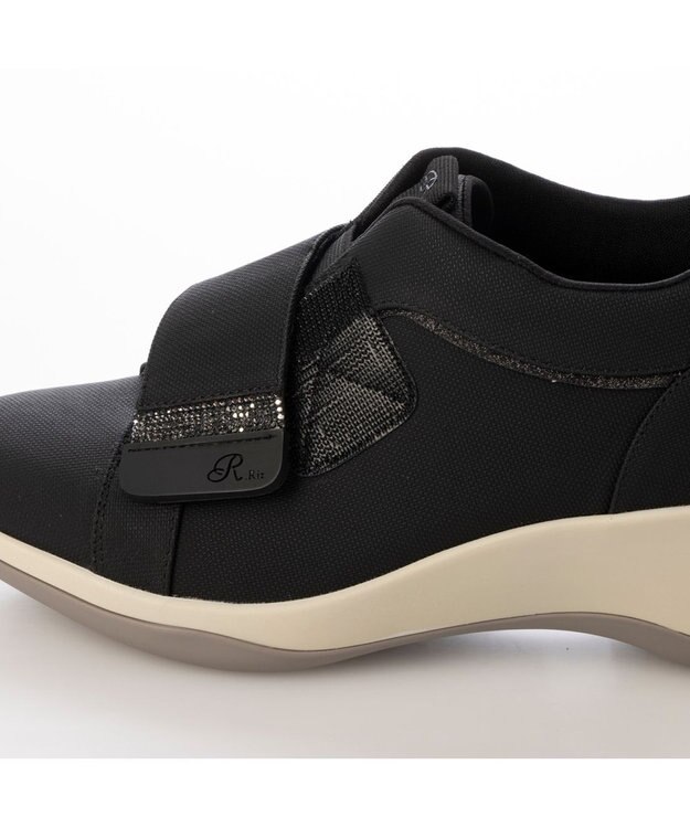 Riz raffinee <Riz raffinee>ヒールアップベルトスニーカー ブラック