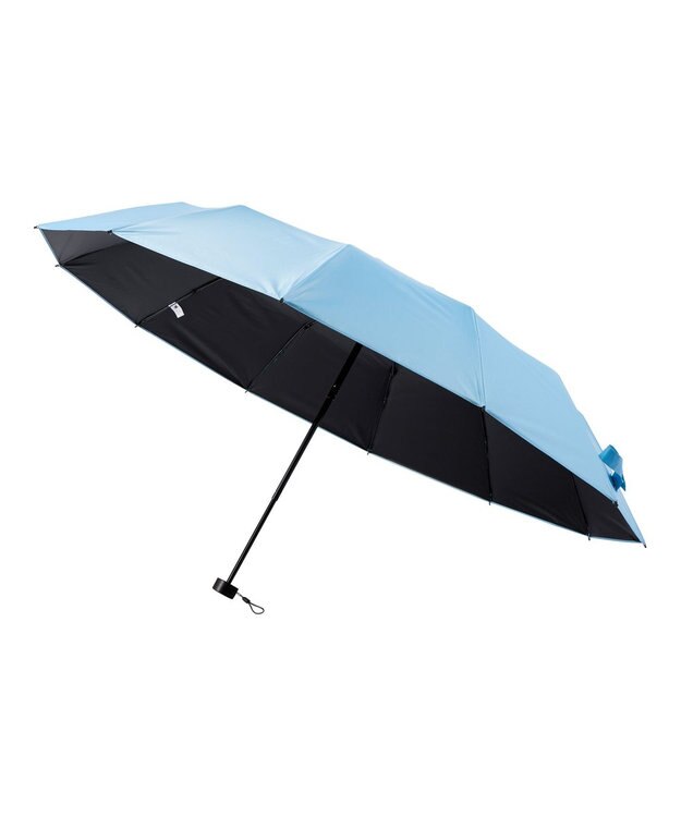 MOONBAT 【遮光100％/超軽量/耐久性】マジで軽い傘 晴雨兼用 折りたたみ日傘 マジカルテックプロテクション Tough 12 rib 55cm ペールスカイ