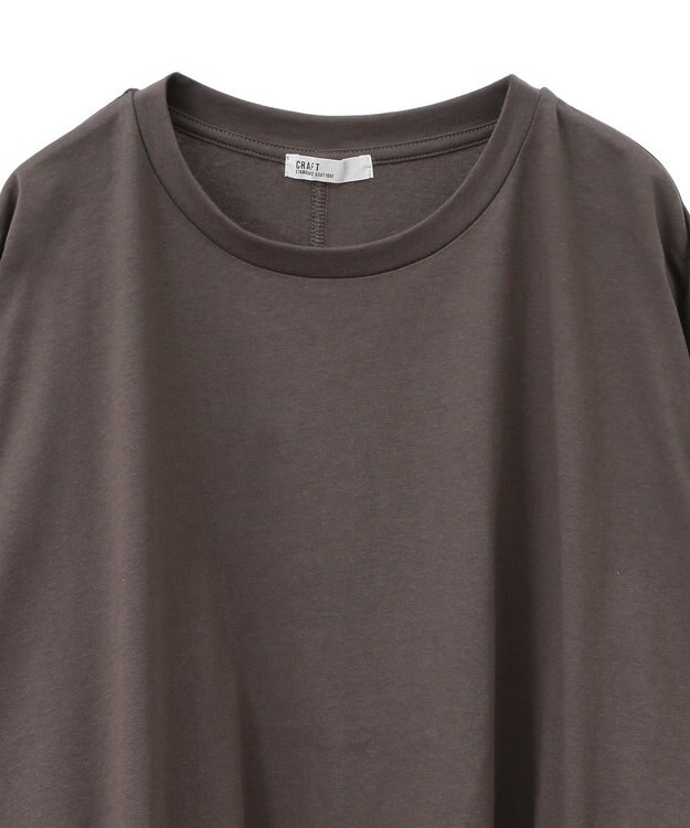CRAFT STANDARD BOUTIQUE コクーンシルエットチュニック Charcoal Gray