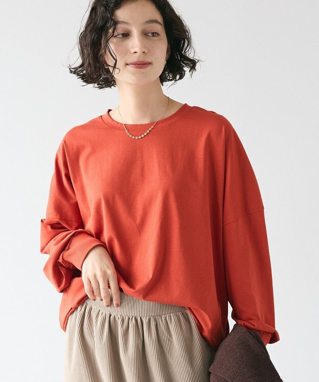 CRAFT STANDARD BOUTIQUE コクーンシルエットチュニック Orange