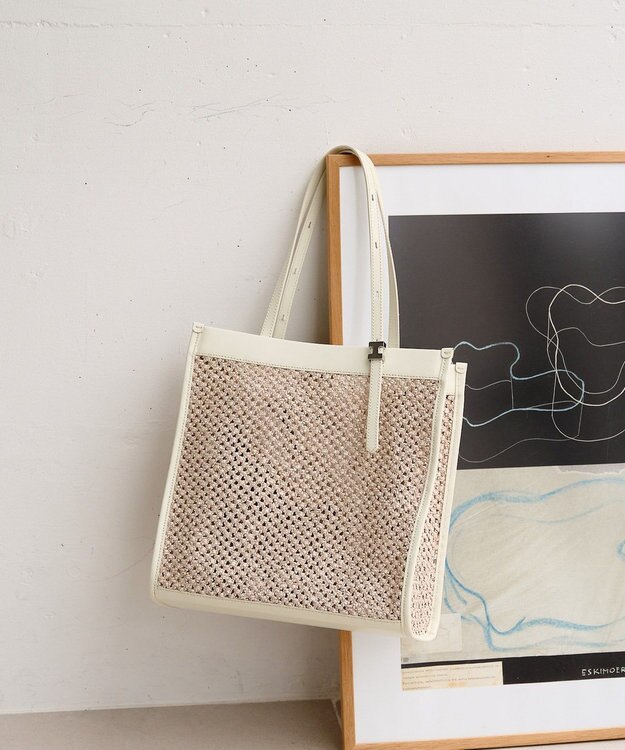 IACUCCI 【予約】ジュリエッタ RETE PAGLIA/RUGA アイボリー