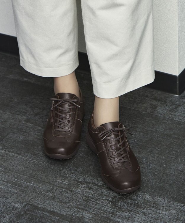 ASICS WALKING ペダラ レディース 3.0cm ヒール ブラウン系