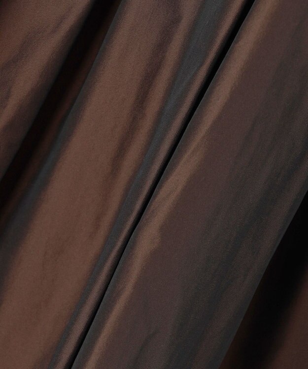 ANY SIS L グロッシータフタ スカート ブラウン