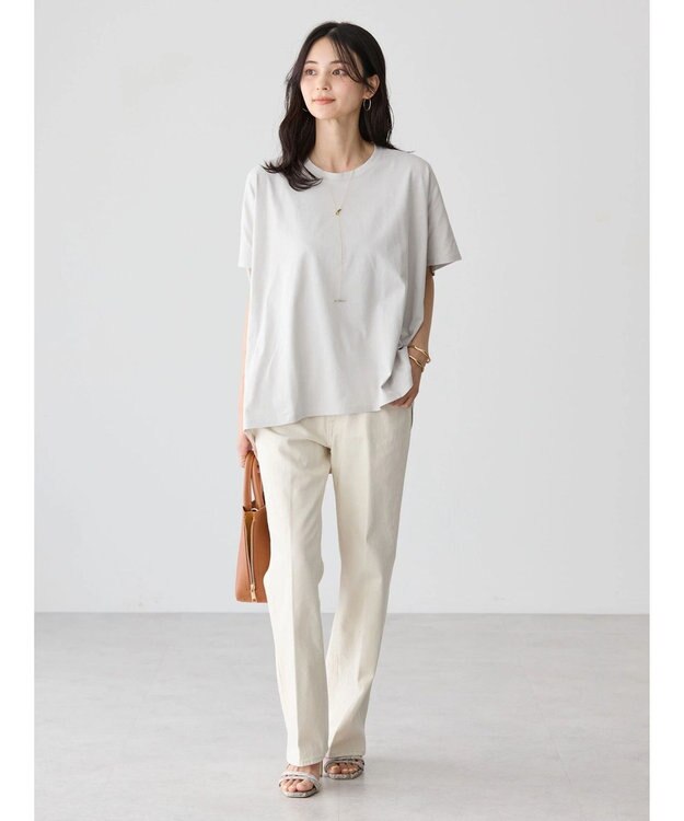 AMERICAN HOLIC 抜け衿カットプルオーバー Light Gray