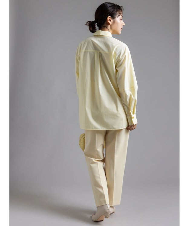 Te chichi 【Atelier Bonheur】アクセサリーチャームボタンシャツ《2025winter catalog item》 イエロー